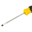 STANLEY STMT60817-8 Cushion Grip Slotted Standard Screwdriver 3 mm x 75 mm Black and Yellow की तस्वीर