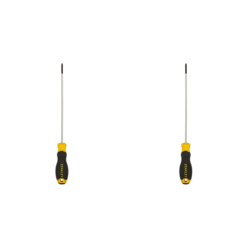 Picture of STANLEY STMT60803-8 Cushion Grip Screwdriver Phillips®-PH0x150mm (Yellow and Black) (Pack of 2)