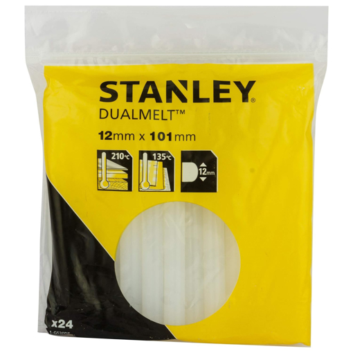 Picture of Stanley 1-GS20DT 100mm/4''x11.3mm Dual Temperature Glue Stick for Bonding Wood,Leather,Rubber,Suede,Paper (Pack of 24)