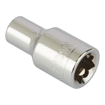 Picture of STANLEY STMT72875-8B 1/4-inch 5mm Chrome Vanadium Steel 6 Point Standard Socket (Silver)