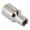 Picture of STANLEY STMT72875-8B 1/4-inch 5mm Chrome Vanadium Steel 6 Point Standard Socket (Silver)