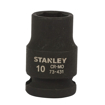 Picture of STANLEY STMT73431-8B Chrome-Molybdenum Steel Impact Socket 3/8 inch 10 mm(Black)