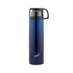 Picture of Pipal Emerald Vacuum Stainless Steel Insulated 24 Hours Hot or Cold Bottle Thermos Flask, with Drinking Cup Lid, for Traveling, School and Home (580ml, Blue) (PFGVW0028)