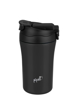 Picture of Pipal Citrine Vacuum Insulated Mug, Dual Sipper Mug Travel Coffee Mug, Stainless Steel Tumbler for Tea,Coffee for Office and Home (480ml, Black) (PFGVW0034)