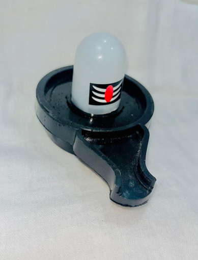 Picture of AG E-Com Water Sensor Diya shivling Smokeless Sensor Led Light for Indoor and Outdoor Festival Decoration Light (Black & Red Color 2Pcs) (Water Sensor Shiv)