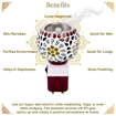 Picture of PROSPERRO LUMO by Parkash Candles Aroma Diffuser || Kapoor Dani Cum Night Lamp Multi Functional Essential Oil Camphor Burner for Fragrance || Aroma Round Shape Burner (Kapoor Dani)