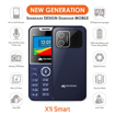 Picture of Micromax All-New X1i Smart Dual Sim Keypad Phone | Big 2.4" Display |Type C USB Port | Bright Torch| Wireless FM | Auto Call Recording | Blue |