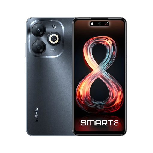 Picture of Infinix Smart 8 HD (Black, 64 GB) 3GB RAM (Timber Black) (Smart 8 HD (3gb/64gb))