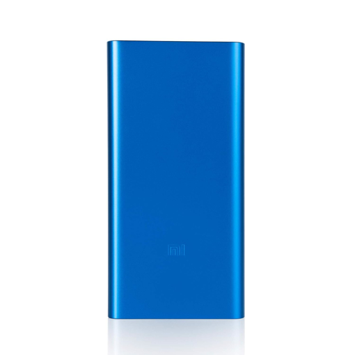 MI 10000mAh 3i Lithium Polymer Power Bank Dual Input(Micro-USB and Type C) and Output Ports 18W Fast Charging (Metallic Blue) (Mi 3i 10k Mah Powerbank) की तस्वीर