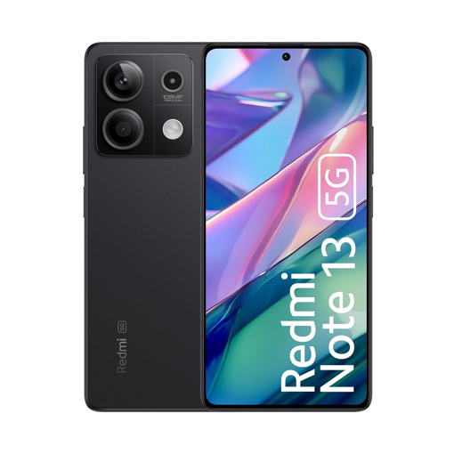 Picture of Redmi Note 13 5G (Stealth Black, 8GB RAM, 256GB Storage) | 5G Ready | 120Hz Bezel-Less AMOLED | 7.mm Slimmest Note Ever | 108MP Pro-Grade Camera (Mi Note 13 (8gb/256gb/5G))