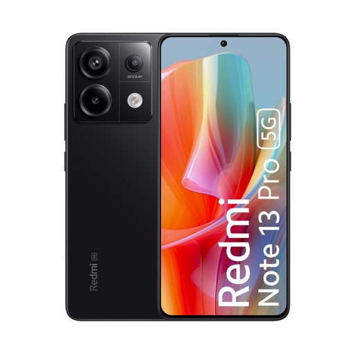 Picture of Redmi Note 13 Pro (Midnight Black, 8GB RAM, 128GB Storage) | 1.5K AMOLED | 200MP Hi-Res Camera | Flagship 4nm SD 7s Gen 2 | 67W TurboCharge Brand: Redmi (Mi  Note 13 Pro (8gb/128gb/5G))