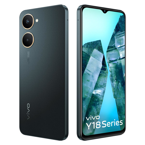 Picture of vivo Y18i (Space Black, 4GB RAM, 64GB Storage) with No Cost EMI/Additional Exchange Offers |Without Charger