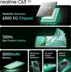 Picture of realme C63 5G (Forest Green, 6GB RAM, 128GB Storage)