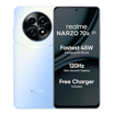 Picture of realme NARZO 70x 5G (Ice Blue, 8GB RAM,128GB Storage)|120Hz Ultra Smooth Display|Dimensity 6100+ 6nm 5G|50MP AI Camera|45W Charger in The Box