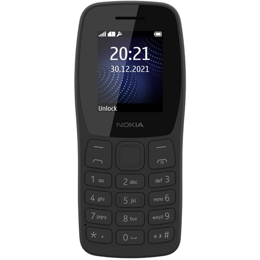 Picture of Nokia 105 Classic | Single Sim Keypad Phone with Built-in UPI Payments, Long-Lasting Battery, Wireless FM Radio, Charger in-Box | Charcoal (N105ss Classic With Charger)