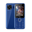 Picture of itel Power 450 - Enhanced with Type C Charger, 2500 mAh Battery, Auto Call Recording, Wireless FM Radio, and 32GB Expandable Memory- Deep Blue (P 450)