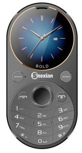 Picture of Snexian All-New Bold 888 Modern Premium Dual Sim |Keypad Mobile| with 1.44" Display| BT Dialer | Circle Phone|Voice Changer|Auto Call Recording|Long Lasting Battery| FM| Camera|Feature Phone| Grey