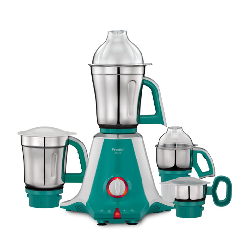 Picture of Preethi Aries Mixer Grinder for Kitchen | Vega W5 750 Watt Mixie,4 Jars | 5yr Motor Warranty & Lifelong Free Service | Green (MG 216) (Aries - 750W)