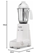 Picture of Preethi Popular Mixer Grinder for Kitchen | 750-Watt L-shaped Mixie, 3 jars | 5yr Motor Warranty & Lifelong Free Service| White (MG 142) (Popular - 750W)