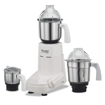 Picture of Preethi Eco Plus MG-138 110V, 550 Watt Mixer Grinder with 3 Jars (0.4L Chutney grinding Jar + 1.0L dry grinding Jar + 1.5L Wet grinding Jar, Stainless Steel) with 5 Yrs Motor warranty, White (Eco Plus - 110V)