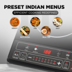 Picture of Preethi Trendy Plus 116 Induction Cooktop, 1600-Watt Electric Stove, Soft Touch Button (Black) (Trendy+)