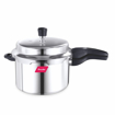 Picture of Preethi Induction Base Stainless Steel Outer Lid Pressure Cooker, 5 Litres, Silver - 5LTR