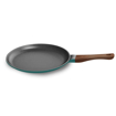 ‎Preethi Artistic Collection Die Cast Non Stick Tawa, 27 cm, 5 Star Non Stick Effect, Cook & Serve, Ocean Green - Tawa (NIB) - 27 cm G/B की तस्वीर