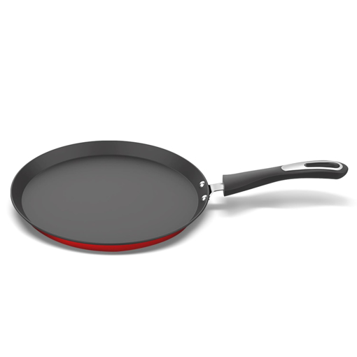 Picture of Preethi Dura Collection Non Stick Tawa, 28 cm, Gas & Induction Compatible, 5 Star Non Stick Effect, Chilly Red - Tawa (IB) - 28 cm G/B