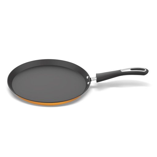 Picture of ‎Preethi Dura Collection Non Stick Tawa, 26 cm, Gas & Induction Compatible, 5 Star Non Stick Effect, Turmeric Yellow - Tawa (IB) - 26 cm G/B