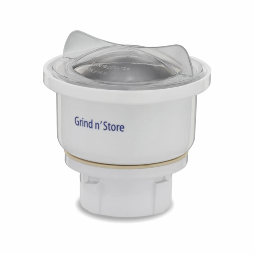 Picture of Preethi MGA-502 0.4-Litre Grind and Store Jar (White), stainless steel, Set of 1 -  Chutney Grinder G&S