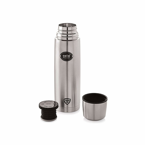 Picture of Cello Easy Style Stainless Steel Flask, 350ml, Silver - Easy Style 350ml