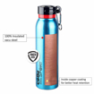 Picture of Cello Beatle Stainless Steel Sports Bottle 850ml, Blue - Beatle 850 ml