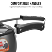 Picture of Cello Chef Plus Delux Hard Anodised |Pressure Cooker with SS Inner Lid | Gas Stove Compatible | Healthy Cooking | Black, 3 Litre - Chef + DLX 3ltr Inner lid cooker