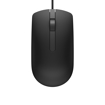 Picture of Dell MS116 Wired Optical Mouse, 1000DPI, LED Tracking, Scrolling Wheel, Plug and Play (DELLMOUSE116MSBLACK)