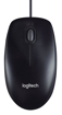 Logitech M90 Wired USB Mouse, 3 yr Warranty, 1000 DPI Optical Tracking, Ambidextrous PC/Mac/Laptop - Black (LOGITECHMOUSEM90WIRED) की तस्वीर