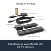 Amazon Fire TV Stick Lite with all-new Alexa Voice Remote Lite (no TV controls), HD streaming device | Now with App controls - AMAZONFIRETVSTICKLITE की तस्वीर