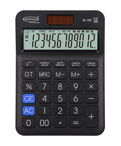 Bambalio 12 Digits BL-350 Electronic Calculator 3 Years Warranty. - BAMBALIO(CT)BL350 की तस्वीर