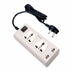 ERD EB-22 Power Strip Extension with 2 Socket with 2.4 Amp USB Charging Port for Smartphones, Smart Watches, Earbuds and More Devices & Compatibility Home Appliances, 1.5 Meter Heavy Power Cord - ERD(MP)EB22 POWER SOCKET की तस्वीर