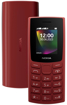 Picture of Nokia 106 Dual Sim, Keypad Phone with Built-in UPI Payments App, Long-Lasting Battery, Wireless FM Radio & MP3 Player, and MicroSD Card Slot | Red - NOKIA 106DSREDNEW