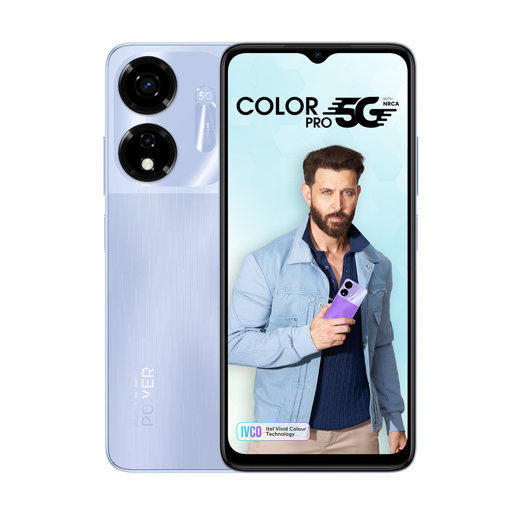 Picture of itel Color Pro 5G | Color Changing Back | 6GB RAM+128GB ROM, Upto 12GB RAM with Memory Fusion| | Dimensity 6080|50MP AI Dual Rear Camera| 5000mAh Battery with 18W Type-C Fast Charging|Lavander Fantasy  - ITEL COLORPRO5G(6/128)LAVENDERFANTASY-FR