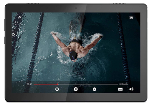 Picture of Lenovo Tab M10 HD Tablet (10.1 inches, 3GB, 32GB, Wi-Fi + 4G LTE), Slate Black - LENOVATABM10(3/32)