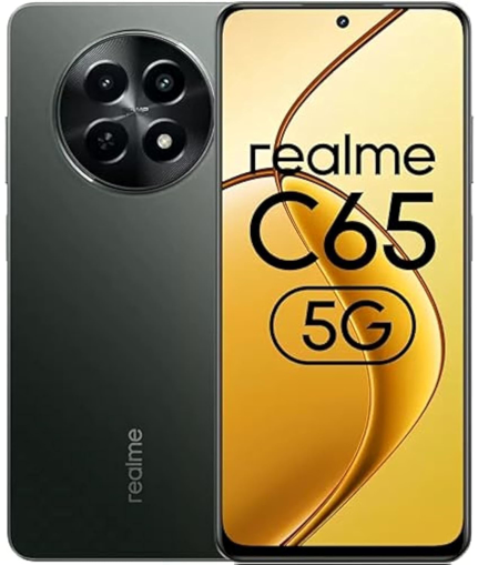 Picture of Realme C65, Glowing Black , 6GB + 128GB - REALME C65 5G(6/128)GLOWINGBLACK