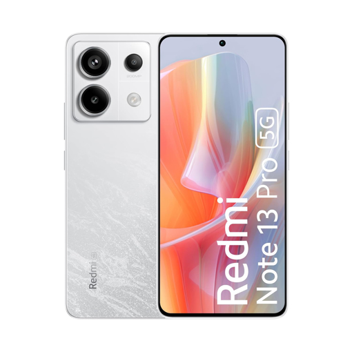 Picture of Redmi Note 13 Pro (Arctic White, 12GB RAM, 256GB Storage) | 1.5K AMOLED | 200MP Hi-Res Camera | Flagship 4nm SD 7s Gen 2 | 67W TurboCharge - REDMI NOTE13PRO5G(12/256)ARCTICWHITE-FR