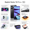 Redmi Note 13 Pro+ (Fusion Black, 12GB RAM, 256GB Storage) | World's First Mediatek 7200 Ultra 5G | 200MP Hi-Res Camera | 1.5K Curved AMOLED | 120W HyperCharge - REDMI NOTE13PROPLUS5G(12/256)FUSIONBLACK-FR की तस्वीर