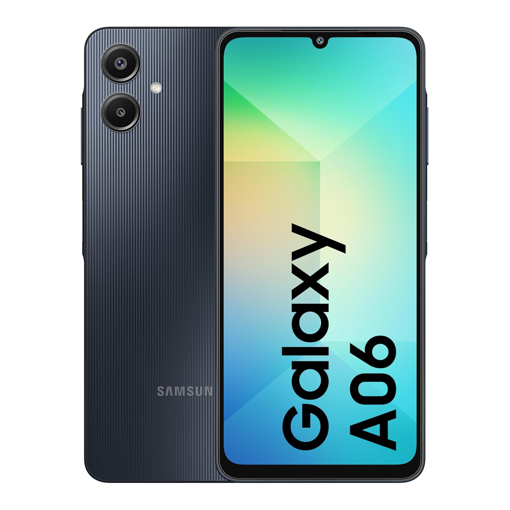 Picture of Samsung Galaxy A06 (Black, 4GB RAM, 64GB Storage)| 50 MP Main Camera| Upto 8GB RAM with RAM Plus| MediaTek Helio G85| 5000 mAh Battery Knox Vault: Security & Privacy| Fingerprint Sensor - SAMSUNG A06(4/64)BLACK-FR