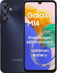 Picture of Samsung Galaxy M14 4G (Sapphire Blue,4GB,64GB) | 50MP Triple Cam | 5000mAh Battery | Snapdragon 680 Processor | 2 Gen. OS Upgrade & 4 Year Security Update | 8GB RAM with RAM Plus | Without Charger - SAMSUNG M14(4/64)SAPPHIREBLUE-FR