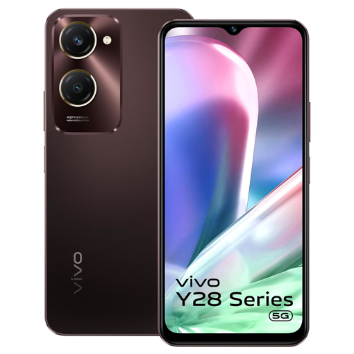 Picture of vivo Y28e 5G (Vintage Red, 4GB RAM, 64GB Storage) with No Cost EMI/Additional Exchange Offers | Without Charger - VIVO Y28E(4/64)VINTAGERED