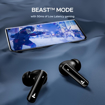 Picture of boAt Airdopes 121 Pro Plus, 100HRS Battery, 4Mics ENx, 50ms Low Latency, Fast Charge, LED Display, IPX5, v5.3 Bluetooth Earbuds, TWS Ear Buds Wireless Earphones with mic (Black) - BOAT AIRDOPES 121PRO PLUS BLACK