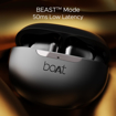 boAt Airdopes 141 ANC, ANC(~32dB), 50ms Low Latency, 4Mics ENx Tech, 42hrs Battery, Fast Charge, Dual EQ Modes, IPX5, v5.3 Bluetooth Earbuds, TWS Ear Buds Wireless Earphones with mic (Gunmetal Black) - BOAT AIRDOPES 141ANC WHITE की तस्वीर