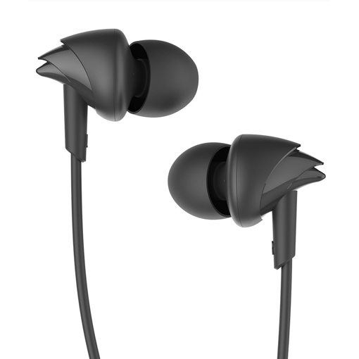 Picture of boAt Bassheads 100 in Ear Wired Earphones with Mic(Black) - BOAT EARPHONES BASSHEADS100 BLACK